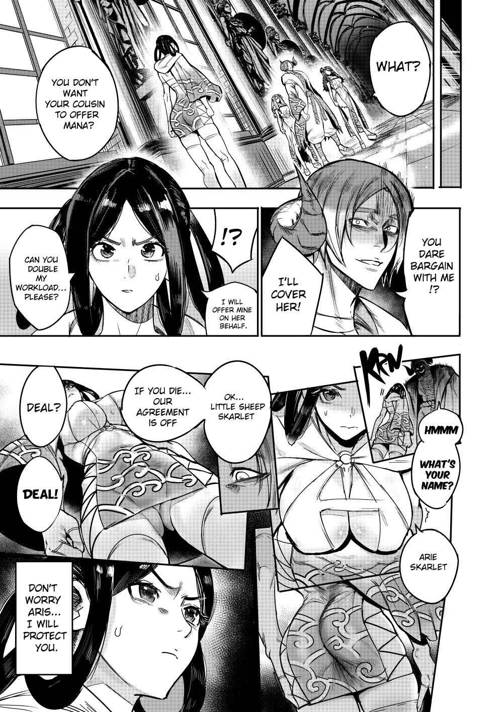 Hentai Manga Comic-I sold my body to a god Chap 5.5-Read-8